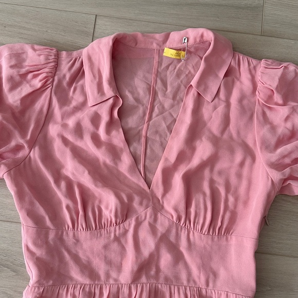 Reformation Pink Midi Dress - Picture 2 of 11